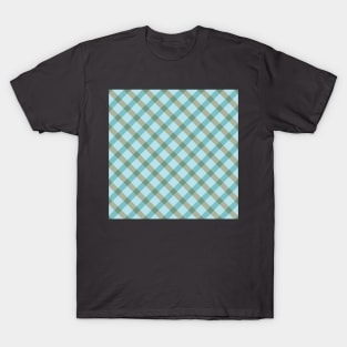 Geometric Checkered Pattern T-Shirt